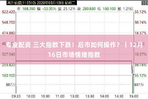 专业配资 三大指数下跌！后市如何操作？丨12月16日市场情绪指数